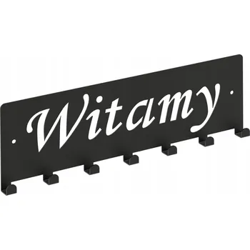 Věšák Šatní ramínko kovový Domer černý