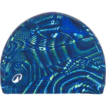 Plavecká čepice DECATHLON Plavecká látková čepice Iri velikost L L 59-62cm MODRÁ|ZELENÁ