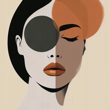 Plakát Plakát Dvě Strany Krásy bez rámu 50 x 50 cm