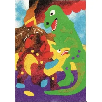 Obraz PIASKOWE OBRAZKI pískové obrázky - Dinozauri T-Rex