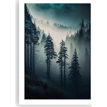 Obraz Plakát bez rámu do obýváku ložnice 50x70 les moderní módní obraz