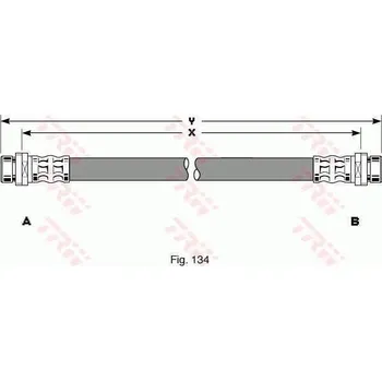 Brzdová hadice TRW PHA293 Brzdová hadice