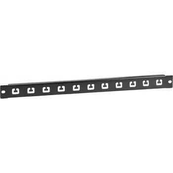 kabelová chránička Horizontální plochý kabelový organizér 1U Pulsar RAOK-1T