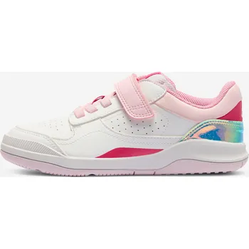 Dětská běžecká obuv DECATHLON Dětské sportovní boty Playventure yard 30 BÍLÁ|RŮŽOVÁ