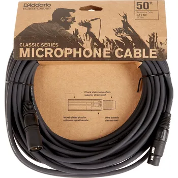 Příslušenství ke zvukové technice D'Addario PW-CMIC-50 + prodloužená záruka 3 roky