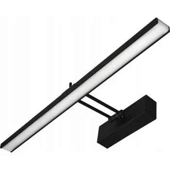 Nástěnné svítidlo LED koupelnové nástěnné svítidlo LAMPA LED nad zrcadlo nastavitelné 12W NW 49 Cm Černé