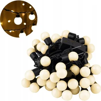 Vánoční světelný řetěz Světelný řetěz Led Solution 300 cm do sítě černý