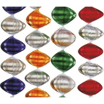 Party dekorace Amscan spirálová dekorace 7,5 x 60 cm fólie