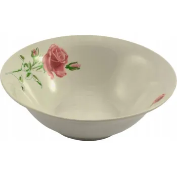 Saleterka MM Glass Růžička YF2103 17,5 cm bílá