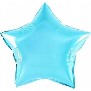 Balónek SUPER Balón Hvězda modrá 460002 fóliový 18 palců