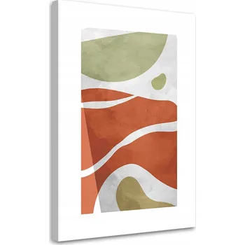 Obraz MODERNÍ OBRAZ Abstraktní boho tvary NA PLÁTNĚ 40x60