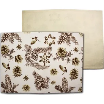 prostírání HOME ELEMENTS Prostírání 33*45 cm, Šišky