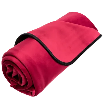 Liberator Fascinator Throw mikrovláknová erotická přikrývka červená