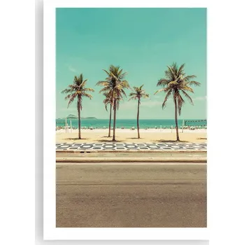 Obraz Plakát bez rámu do obýváku ložnice 50x70 pláž moderní módní obraz