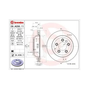 Brzdový kotouč BREMBO 09.A056.11 Brzdový kotouč Doprava Zdarma! Brembo UV-COATED Tři inovace v jednom UV ochrana lesklý kovový efekt a úcta k životnímu prostředí tři mimořádné funkce brzdových kotoučů Brembo UV-COATED Hlavní výhody technologie