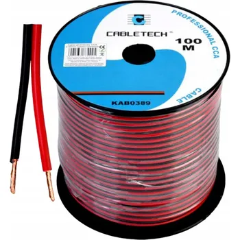 LED páska KABEL 2žilový LINKA vodič pro LED pásek 1m 2x0,5mm