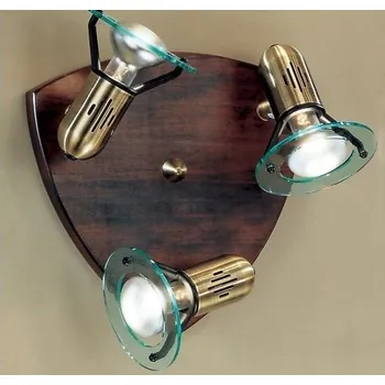 Lampa stropní stropní svítidlo 80163 Bingo EGLO dřevo