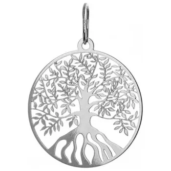 Přívěsek Přívěšek z bílého zlata strom života PA2038SBF + DÁREK ZDARMA