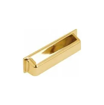 Nábytkové kování Nábytková úchytka mušle GAMET UP11-64-G3 ZLATÁ LESKLÁ