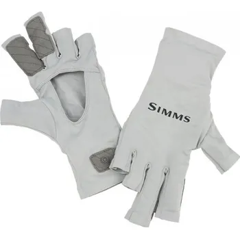 Rybářské oblečení Rybářské rukavice Simms SolarFlex SunGlove Sterling M