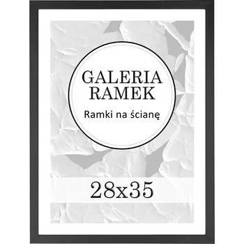 Obraz Rámeček 28x35 cm Černý dřevěný Rámeček