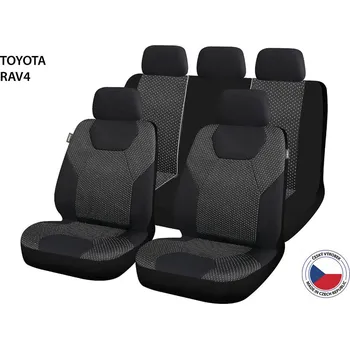 Ochranný autopotah Cappa Autopotahy Perfetto GL Toyota Rav4 černá/šedá