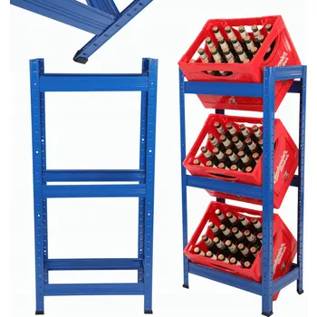 Dílenský regál Kovový regál Wamar-Sosenka 3 police 107x50x30 cm, max. nosnost 100 kg