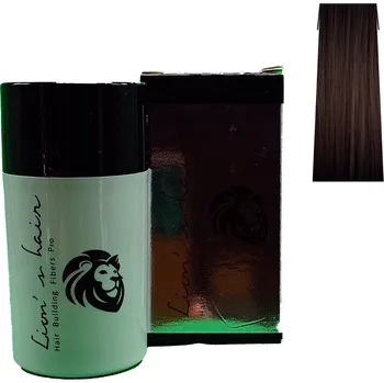 Pudr Lionhair Hair Powder Pro Auburn - Keratinový zahušťovací vlasový pudr, 12 g (kaštanová)