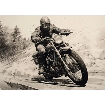 Plakát Plakát Na Plné Rychlosti bez rámu 42 x 29,7 cm