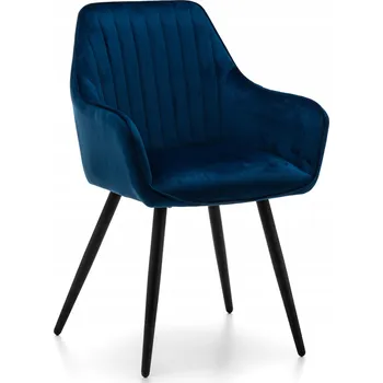 Jídelní židle ČALOUNĚNÁ ŽIDLE PROŠÍVANÁ VELUROVÁ DO OBÝVÁKU JÍDELNY MODERNÍ PASSO