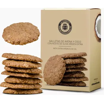 LA CHINATA Ovesné Sušenky s Kokosem a Extra Panenským Olivovým Olejem