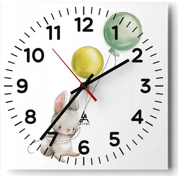 Hodiny Kuchyňské nástěnné hodiny 30x30 Pro děti Skleněné hodiny do obýváku Moderní Tiché