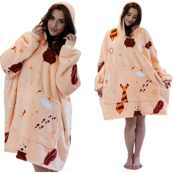 Dámská mikina DEKA MIKINA Tlustá Mikinová Deka Kožíšek XXL HARRY POTTER Magie 460 GSM AŽ 1,3 kg