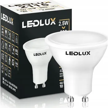 Žárovka LED žárovka GU10 SMD 2835 NEUTRÁLNÍ 220lm 25W ekvivalent, 2,5W spotřeba