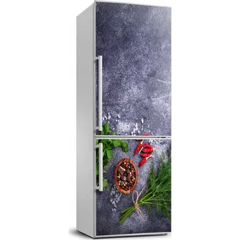 Fototapeta Foto Samolepka na ledničku Bylinky a koření