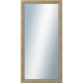 Zrcadlo DANTIK - Zrcadlo v rámu 60x120 | KŘÍDLO malé stříbrné patina