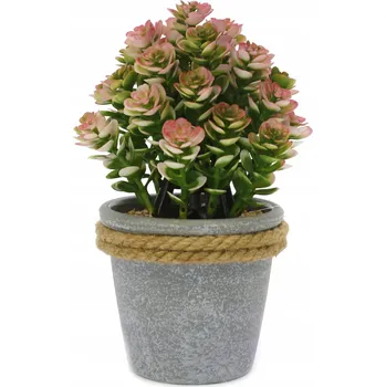 umělá květina UMĚLÉ KVĚTY V KVĚTINÁČI 19 Cm různé barvy