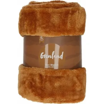 Prostěradlo Deka Essex z mikrovlákna 200 cm x 220 cm oranžová