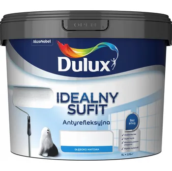 barva na zeď Barva Dulux Idealní Strop 9l Bílá