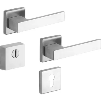 Dveřní kování ROSTEX Bezpečnostní kování BK RN4/H RAVENA(nerez)