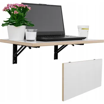 Jídelní stůl Robustní skládací stůl z masivního dřeva, prostorově úsporný, SKLÁDACÍ STŮL