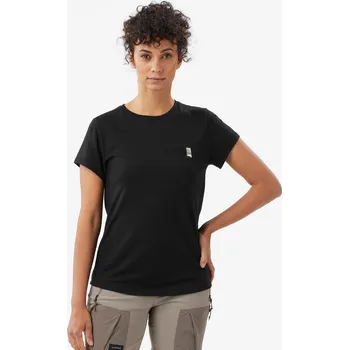 Pánské tričko SIMOND Dámské turistické merino tričko M ČERNÁ