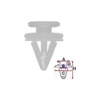 Ventilátor topení a klimatizace Vnitřní sponka čalounění Romix RX11383