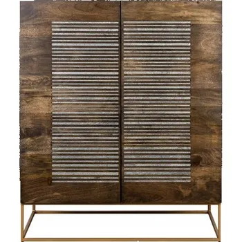 Komoda Komoda Invicta interior 100 x 45 x 120 cm, odstíny hnědé