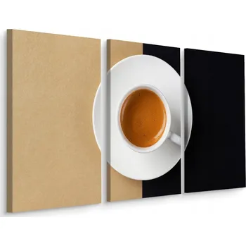 Obraz Obraz ze 3 dílů Horká KÁVA Minimalismus 60x40