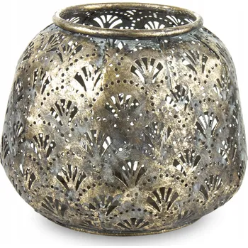 Obraz Lucerna kovová 16 cm staré zlato