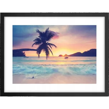 Obraz Obraz plakát v černém rámu do obýváku 40x30 krajina foto na zeď