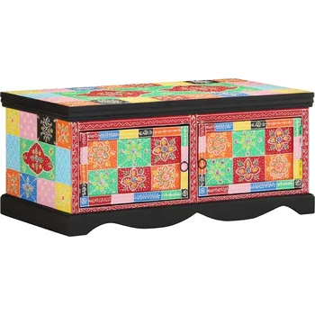 Konferenční stolek vidaXL Konferenční stolek Multicolour 90x50x40 cm Masivní dřevo Mango