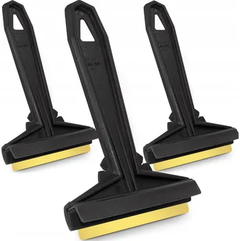 Autoškrabka Škrabka na okna Murska 575 Mosazná škrabka s mosaznou čepelí, černá