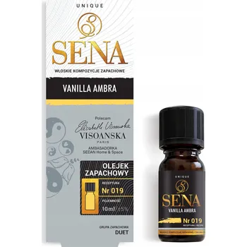 Vonný olej PARFÉM do interiéru SENA UNIQUE Vanilla Ambra #019 vanilka